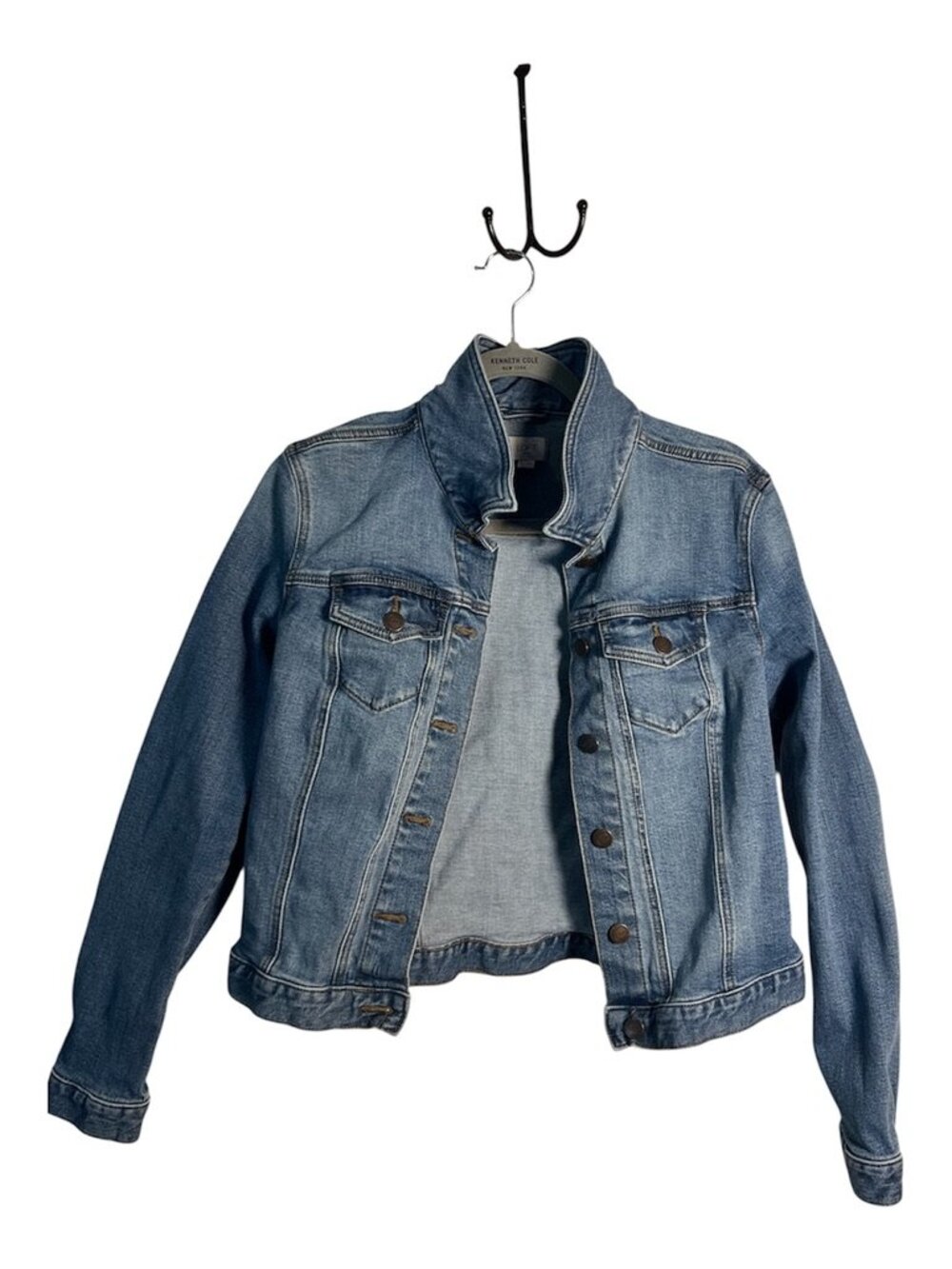 LOFT Outlet Denim Jean Jacket Boyfriend Fit Medium Wash M